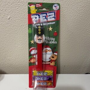 PEZ Christmas Nutcracker Candy Dispenser - Red